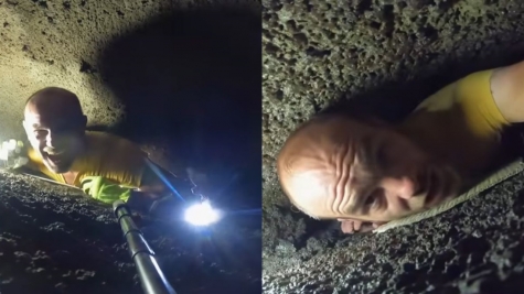 Explorer reveals spooky footage after dropping GoPro inside America's deepest cave