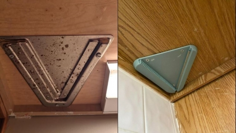 People are baffled after discovering the purpose of the mysterious object underneath the kitchen