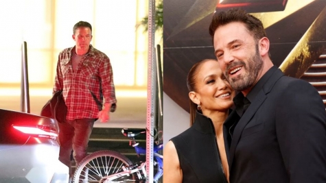 Ben Affleck and Jennifer Lopez spotted sharing an awkward kiss during latest outing amid divorce speculations