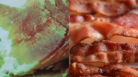 People lost their minds after realizing why the bacon sometimes turn green