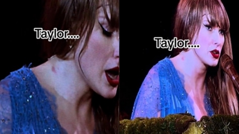 Taylor Swift fans stunned by sight of love bites on her neck at recent concert