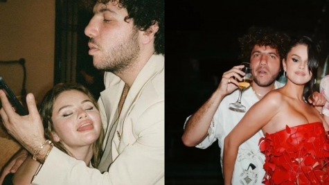 Selena Gomez spots sharing a kiss with boyfriend Benny Blanco during their date 