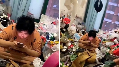 PowEnvy left fan stunned after showing his roach-ridden, trash-filled room on TikTok