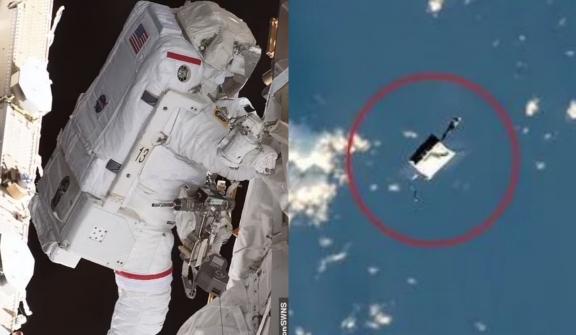 People can see Nasa astronauts' missing tool bag floating in space, now orbiting the Earth