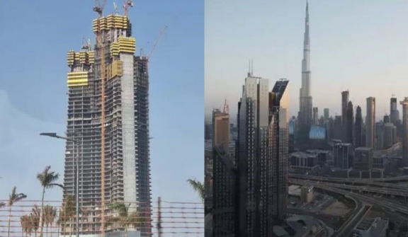 World's largest tower began construction after being suspended abruptly five years ago