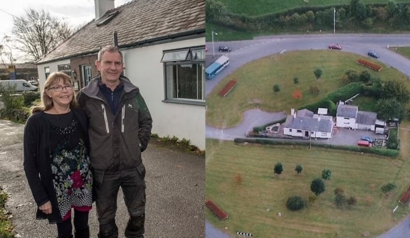 Man lives with wife in the middle of a roundabout for 40 years and has no plans to move