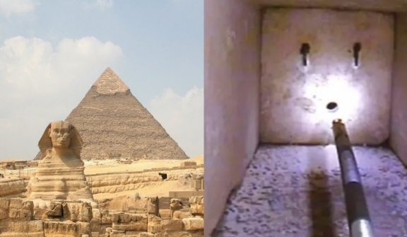 Archeologists first unlocked mysterious doors in Great Pyramid of Giza