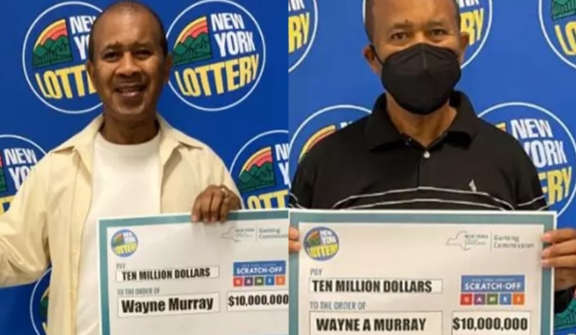 NYC man strikes jackpot twice: wins $10M scratch-off a year after winning $10M with bought card