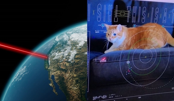 Earth receives unbelievable cat video beamed from space with a distance of 19 million miles away