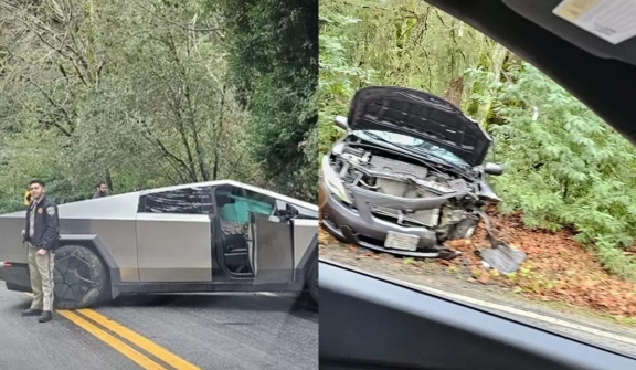 First accident involving the Tesla Cybertruck left everyone stunned by its intact condition