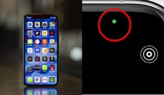What exact meanings of two colored icons on iPhone?