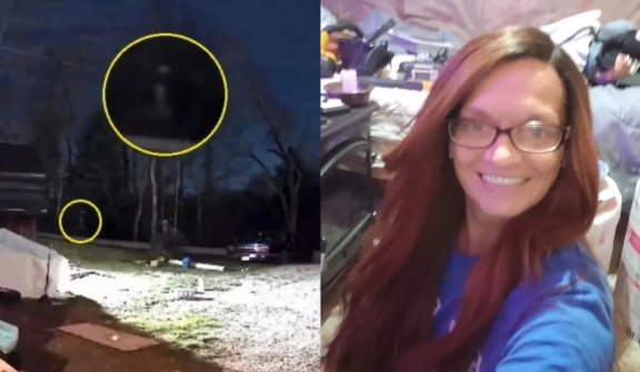 Woman stunned after spotting 'ghost' wandering out of graveyard opposite her house