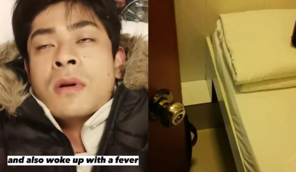 Man left people stunned after capturing his awful experience living in 'coffin homes'