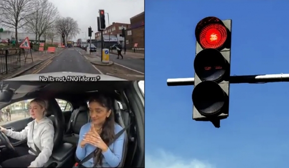 Teen driver left people stunned after being asked not to stop at the red light