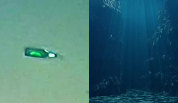 People were stunned after spotting beer bottle at the deepest point of the ocean