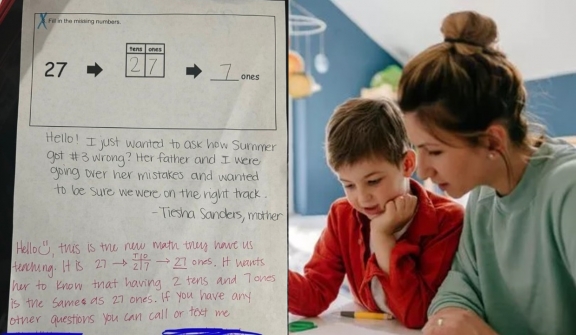 Mom left people stunned after sharing 6-year-old maths question that baffled adults