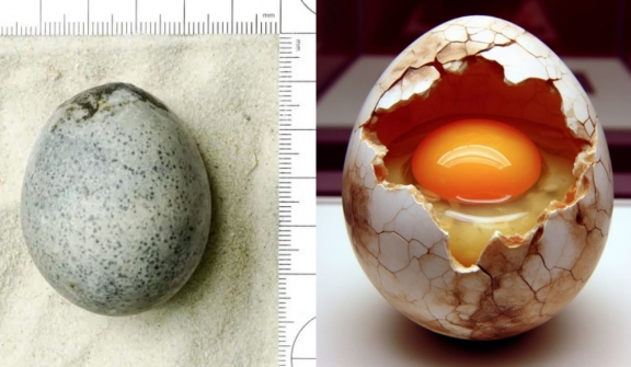 1,700-year-old ancient egg was spotted still preserving liquid yolk