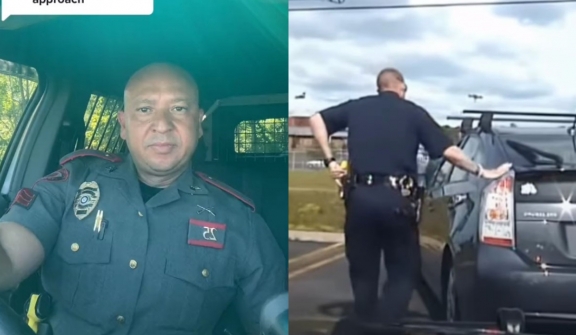 People are just learning why cops touch the back of cars they’re pulling over