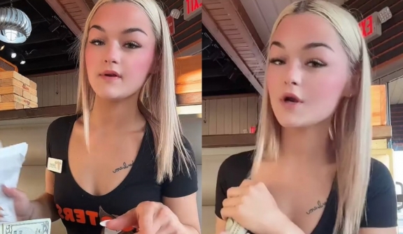 Waitress leaves people in awe as she reveals how much she made from tips in one shift