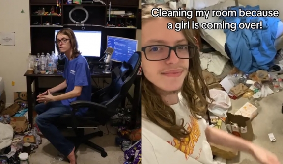 PowEnvy left fan stunned after showing his roach-ridden, trash-filled room on TikTok