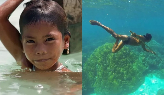 'Sea-nomad' children can change shape of their eyes to swim underwater