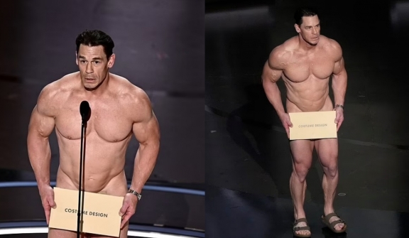 John Cena left people stunned after being undressed on Oscars stage