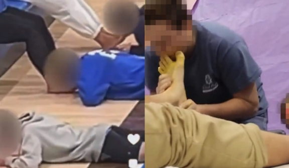 Oklahoman school responds after disturbing video captures students licked toes of others for charity