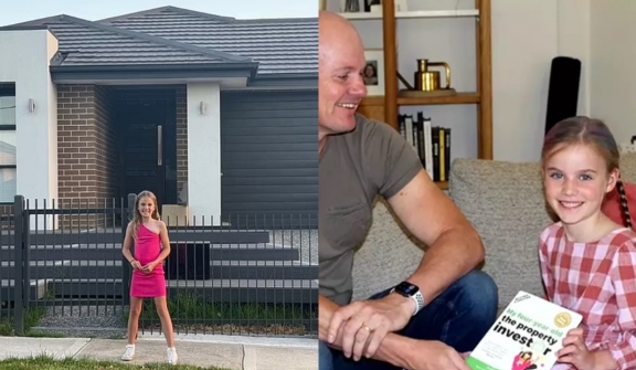 Little girl becomes the world's youngest homeowner after buying her first property by herself