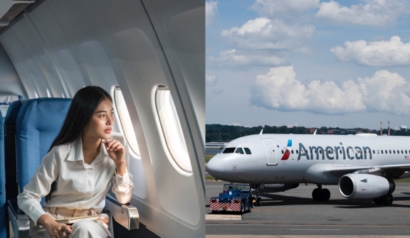 American airline passenger gets furious after being put in window seat that has no window