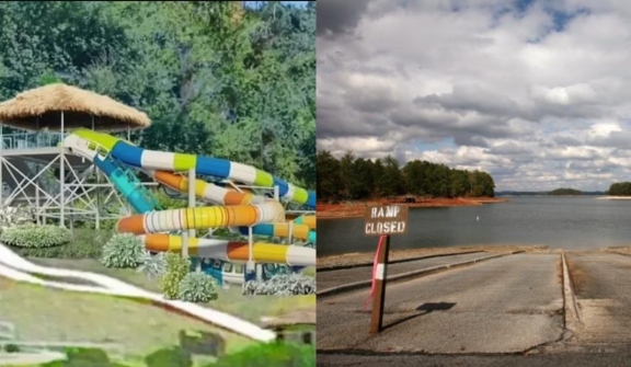 New Apocalypso waterslide will be open at the US's 'most haunted lake' that has claimed 700 lives since 1956