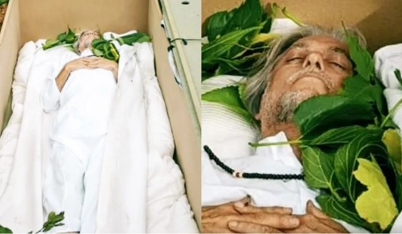 Man left people stunned after volunteering to be buried alive for a deep reason