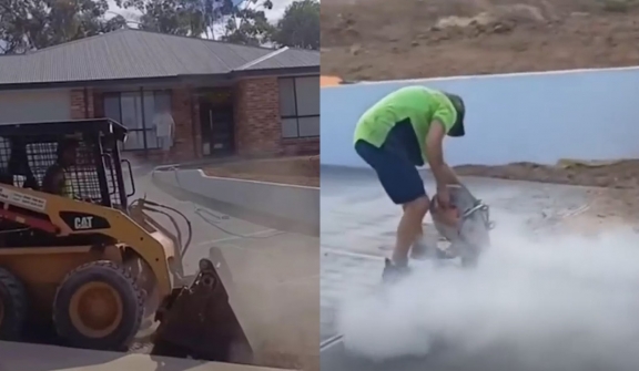  Builders destroy driveway after homeowner refuses full payment