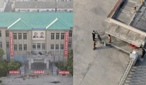 Man reveals photos from inside North Korea by flying drone into the country