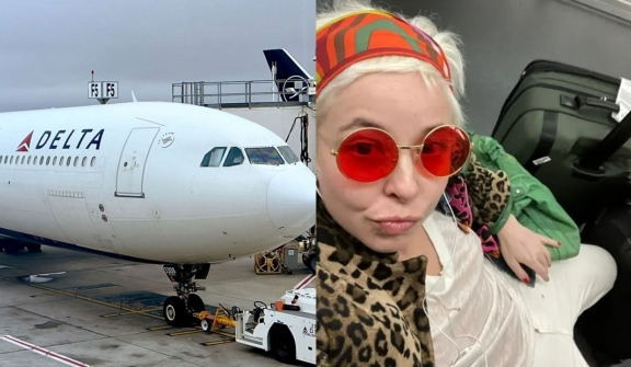 Female DJ accuses Delta Airlines of humiliating her for not wearing bra during a flight