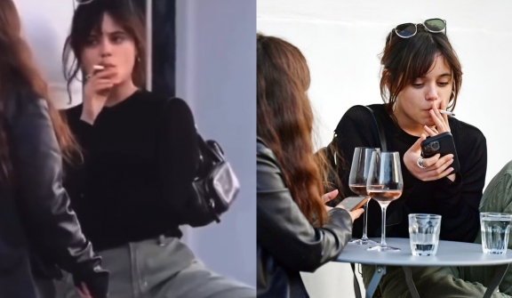 Jenna Ortega left fans stunned after being spotted smoking during conversation with friend