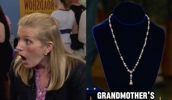 Antiques Roadshow guest stunned after learning true value of her grandmother-in-law's necklace