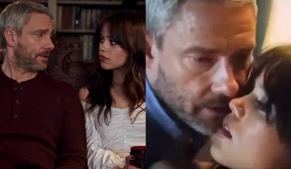 Martin Freeman responds to backlash over controversial x-rated scene with Jenna Ortega