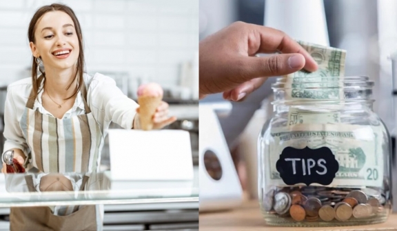 Ice cream shop worker was fired for accepting $100 tip