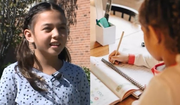 Schoolgirl praised after refusing to answer homework question alleged 'offensive'