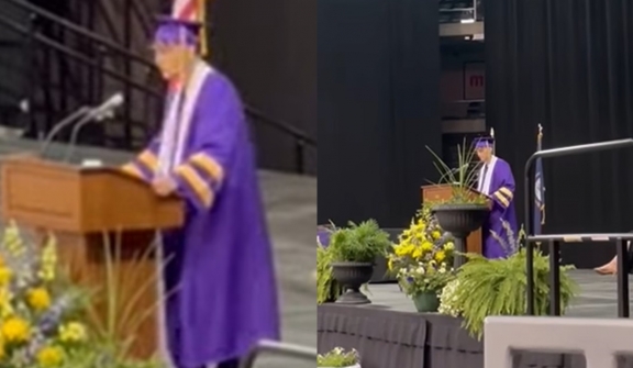 Kentucky graduate was withheld diploma by school for going 'off script' in his graduation speech