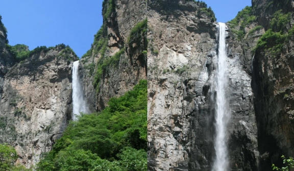 Hiker makes an embarrassing discovery at China's Famous Waterfall in viral video