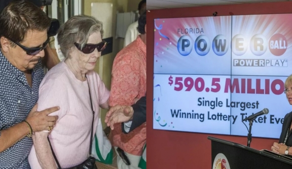 $590M lottery winner sues her son over $10M  for misusing her funds