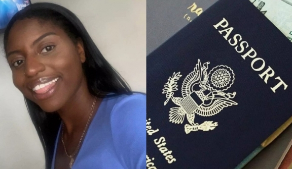 Passenger hit with $1,500 fine and banned from flight over tiny mark on her passport