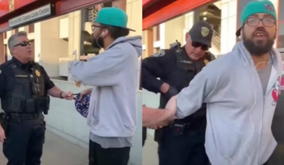 Police arrest man for eating a sandwich on station platform