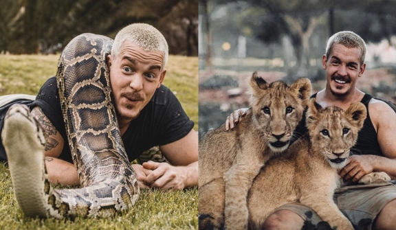 Man quits high-paying job to go to Africa to live, play with wildlife