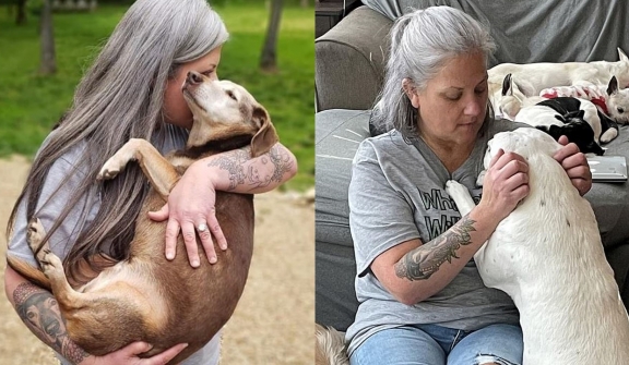 Woman opens hospice to care for 80 homeless dogs