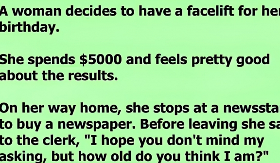 An old man has the funniest plan when he tries to guess a young woman’s age