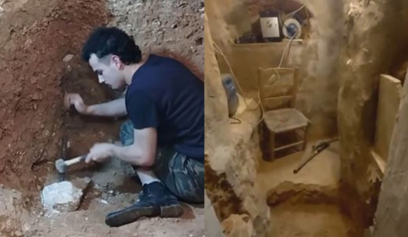 Boy builds underground house after quarrel with parents - the result 8 years later shocks audience