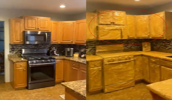 Son's TikTok prank goes viral after covering parents' kitchen in peanut butter