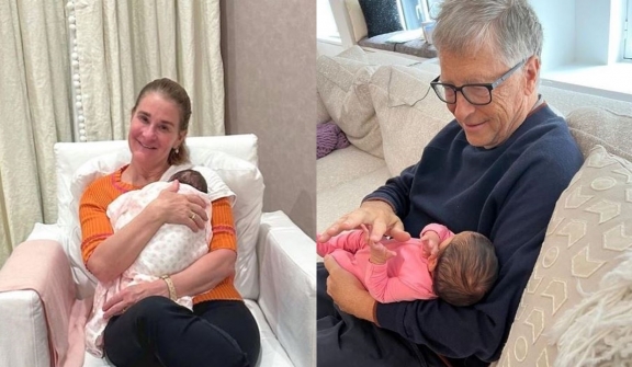 Billionaire Bill Gates excitedly posts photo with grandchildren 